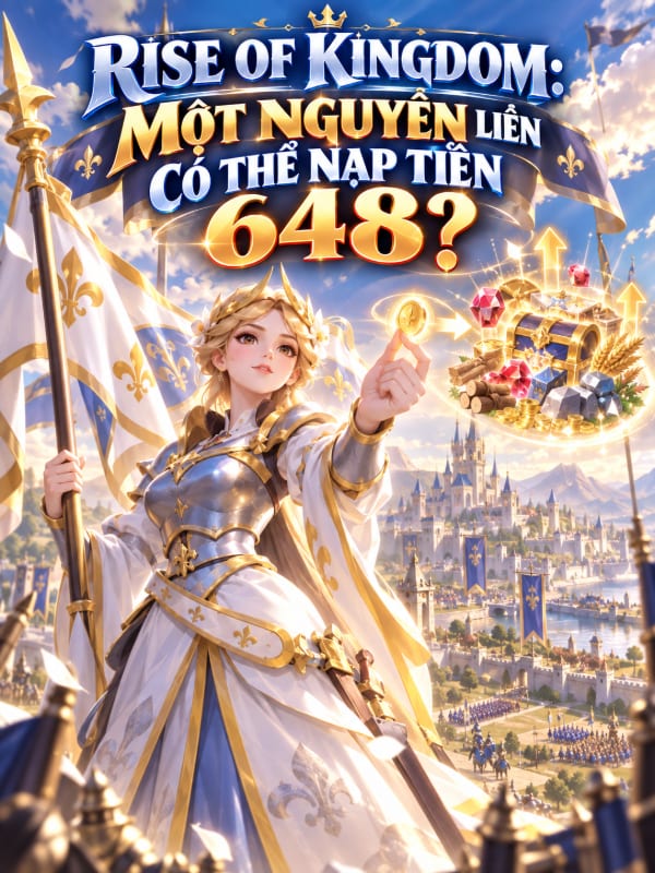Rise Of Kingdom: Một Nguyên Liền Có Thể Nạp Tiền 648?